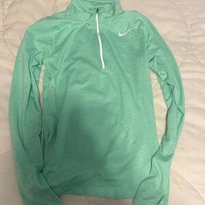 Nike Women's Light Green Long Sleeve Tee